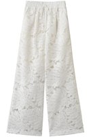【サクラ/SACRA】のリーフラッセルレースパンツ 人気、トレンドファッション・服の通販 founy(ファニー) ファッション Fashion レディースファッション Fashion for Women パンツ Pants & Trousers シアー Sheer, See-Through シンプル Simple, Minimal ボトム Bottoms, Lower Wear モチーフ Motif, Design Theme ラッセル Raschel, Raschel Lace リーフ Leaf, Botanical Leaf レース Lace, Lace Fabric ワイド Wide, Wide Fit エレガント 上品 Elegant 新作・新入荷 New Arrivals / New In |ID:prp329100004960058