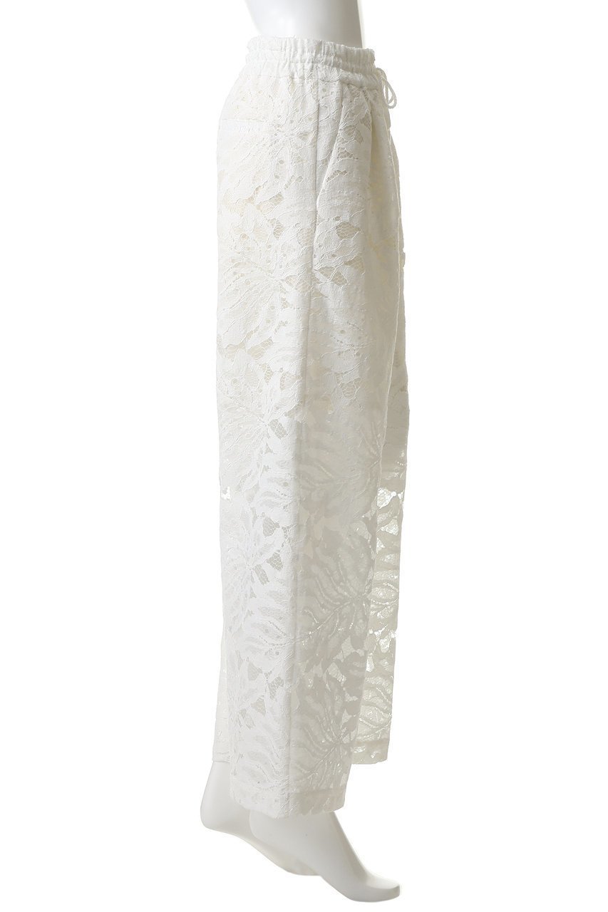 【サクラ/SACRA】のリーフラッセルレースパンツ 人気、トレンドファッション・服の通販 founy(ファニー) 　ファッション　Fashion　レディースファッション　Fashion for Women　パンツ　Pants & Trousers　シアー　Sheer, See-Through　シンプル　Simple, Minimal　ボトム　Bottoms, Lower Wear　モチーフ　Motif, Design Theme　ラッセル　Raschel, Raschel Lace　リーフ　Leaf, Botanical Leaf　レース　Lace, Lace Fabric　ワイド　Wide, Wide Fit　エレガント 上品　Elegant　新作・新入荷　New Arrivals / New In　other-3|ID: prp329100004960058 ipo3291000000037214078