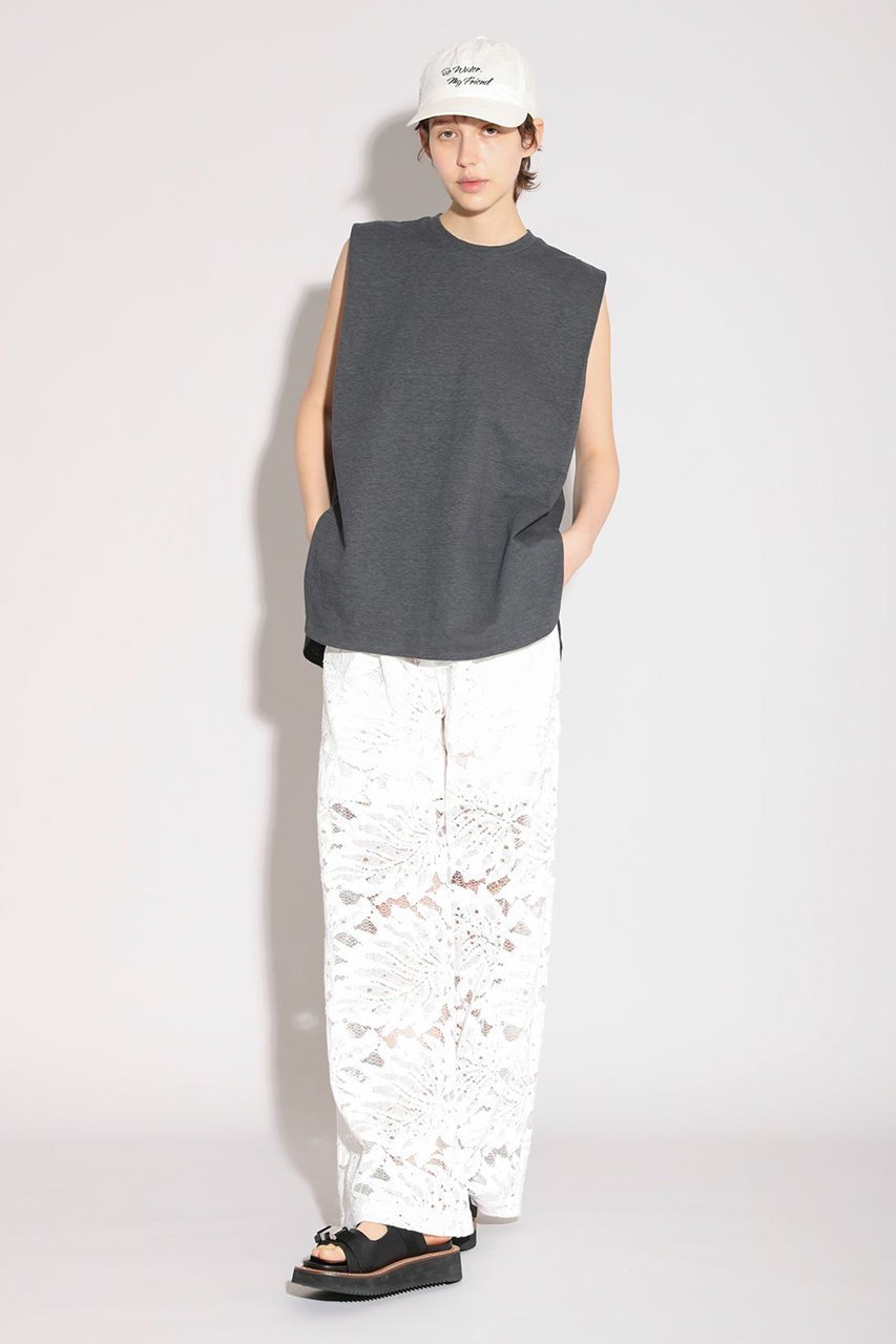 【サクラ/SACRA】のリーフラッセルレースパンツ 人気、トレンドファッション・服の通販 founy(ファニー) 　ファッション　Fashion　レディースファッション　Fashion for Women　パンツ　Pants & Trousers　シアー　Sheer, See-Through　シンプル　Simple, Minimal　ボトム　Bottoms, Lower Wear　モチーフ　Motif, Design Theme　ラッセル　Raschel, Raschel Lace　リーフ　Leaf, Botanical Leaf　レース　Lace, Lace Fabric　ワイド　Wide, Wide Fit　エレガント 上品　Elegant　新作・新入荷　New Arrivals / New In　other-7|ID: prp329100004960058 ipo3291000000037214082