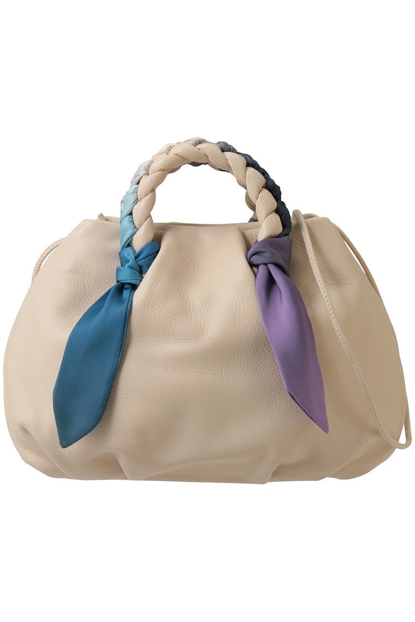 【ヘリュー/HEREU】のBombon S Foulard ハンドバッグ インテリア・キッズ・メンズ・レディースファッション・服の通販 founy(ファニー) 　ファッション　Fashion　レディースファッション　Fashion for Women　バッグ　Bags　おすすめ　Recommended / Our Picks　エレガント 上品　Elegant　スカーフ　Scarf, Neckwear　ドレス　Dress, One-Piece　マニッシュ　Mannish, Boyish　夏　Summer　新作・新入荷　New Arrivals / New In　クリーム|ID: prp329100004960060 ipo3291000000037214092