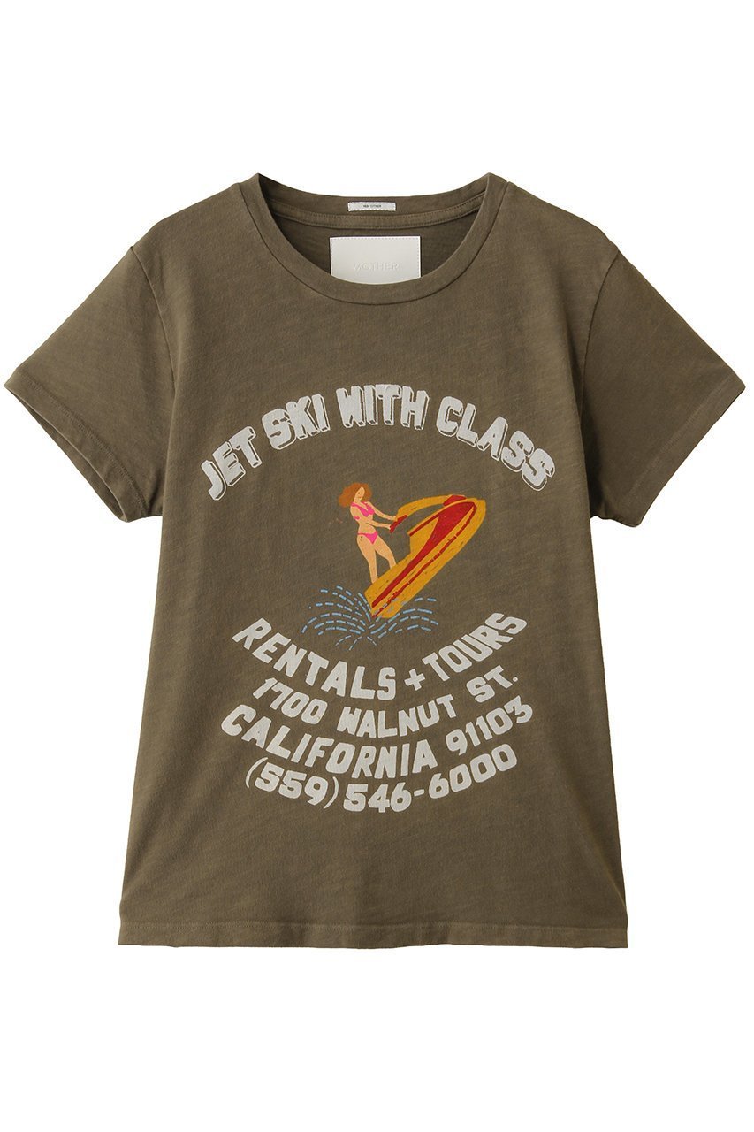 【マザー/MOTHER】のTHE SINFUL ジェットスキー プリントTシャツ (JCL) 人気、トレンドファッション・服の通販 founy(ファニー) 　ファッション　Fashion　レディースファッション　Fashion for Women　トップス・カットソー　Cut & Sew Tops　シャツ・ブラウス・オフィスカジュアル　Elegant Blouses & Button-Ups　ロングTシャツ・Tシャツ　Longline T-Shirts & Tees　カットソー・ベーシックTシャツ　Cut-and-Sewn Tops / Stretch Tees & Basics　ショート　Short, Short Length　スキニーデニム　Skinny Jeans, Slim Jeans　スリーブ　Sleeve, Long Sleeve / Short Sleeve　プリント　Print, Printed Pattern　モチーフ　Motif, Design Theme　ワイド　Wide, Wide Fit　新作・新入荷　New Arrivals / New In　 other-1|ID: prp329100004960063 ipo3291000000037214108