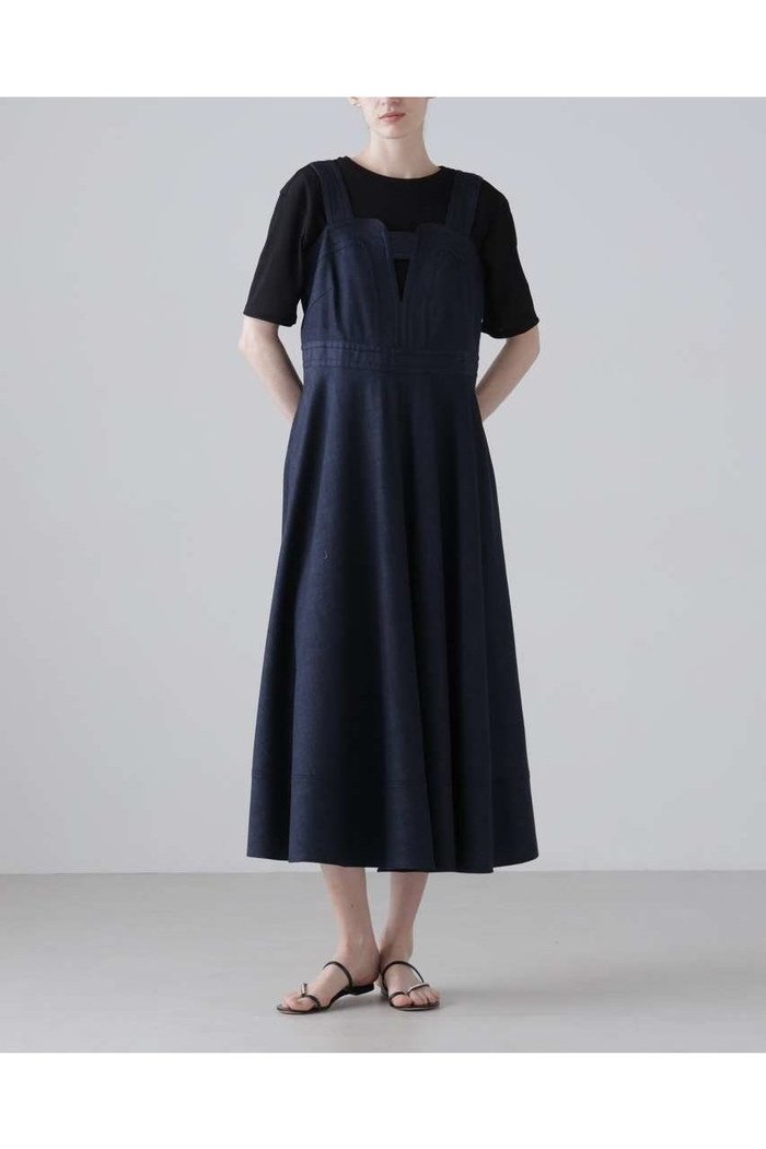 【アドーア/ADORE】のハイブリッドデニムワンピース インテリア・キッズ・メンズ・レディースファッション・服の通販 founy(ファウニー) https://founy.com/ ファッション Fashion レディースファッション Fashion for Women ワンピース Dresses チュニック Tunic Tops & Dresses カッティング Cutting Detail チュニック Tunic, Long Top ツイル Twist, Twisted Detail デニム Denim, Jeans Material フィット Fit, Slim Fit フレア Flare, Flared ラップ Wrap, Wrap Design ロング Long, Long-Length ワーク Workwear, Utility Style エレガント 上品 Elegant 夏 Summer |ID: prp329100004960069 ipo3291000000037214143