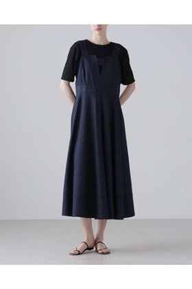 【アドーア/ADORE】のハイブリッドデニムワンピース 人気、トレンドファッション・服の通販 founy(ファニー) ファッション Fashion レディースファッション Fashion for Women ワンピース Dresses チュニック Tunic Tops & Dresses カッティング Cutting Detail チュニック Tunic, Long Top ツイル Twist, Twisted Detail デニム Denim, Jeans Material フィット Fit, Slim Fit フレア Flare, Flared ラップ Wrap, Wrap Design ロング Long, Long-Length ワーク Workwear, Utility Style エレガント 上品 Elegant 夏 Summer |ID:prp329100004960069