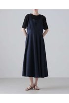 【アドーア/ADORE】のハイブリッドデニムワンピース ネイビー|ID:prp329100004960069