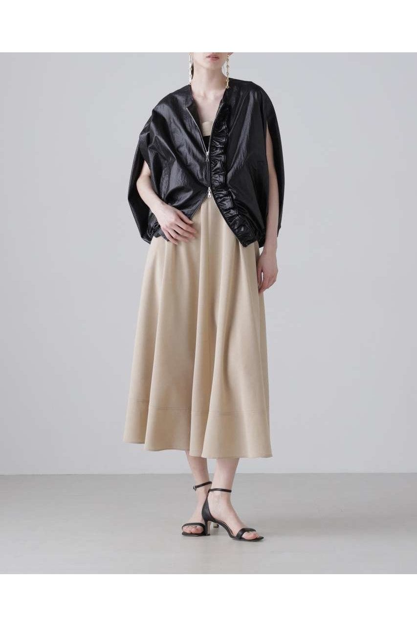 【アドーア/ADORE】のラスティックドビーワンピース インテリア・キッズ・メンズ・レディースファッション・服の通販 founy(ファニー) 　ファッション　Fashion　レディースファッション　Fashion for Women　ワンピース　Dresses　チュニック　Tunic Tops & Dresses　カッティング　Cutting Detail　チュニック　Tunic, Long Top　ドレス　Dress, One-Piece　フィット　Fit, Slim Fit　フレア　Flare, Flared　ラップ　Wrap, Wrap Design　ロング　Long, Long-Length　ワーク　Workwear, Utility Style　エレガント 上品　Elegant　夏　Summer　新作・新入荷　New Arrivals / New In　ベージュ|ID: prp329100004960070 ipo3291000000037214153