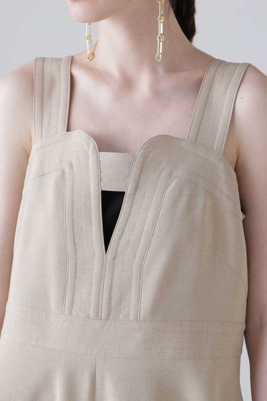 【アドーア/ADORE】のラスティックドビーワンピース 人気、トレンドファッション・服の通販 founy(ファニー) 　ファッション　Fashion　レディースファッション　Fashion for Women　ワンピース　Dresses　チュニック　Tunic Tops & Dresses　カッティング　Cutting Detail　チュニック　Tunic, Long Top　ドレス　Dress, One-Piece　フィット　Fit, Slim Fit　フレア　Flare, Flared　ラップ　Wrap, Wrap Design　ロング　Long, Long-Length　ワーク　Workwear, Utility Style　エレガント 上品　Elegant　夏　Summer　新作・新入荷　New Arrivals / New In　other-5|ID: prp329100004960070 ipo3291000000037214157