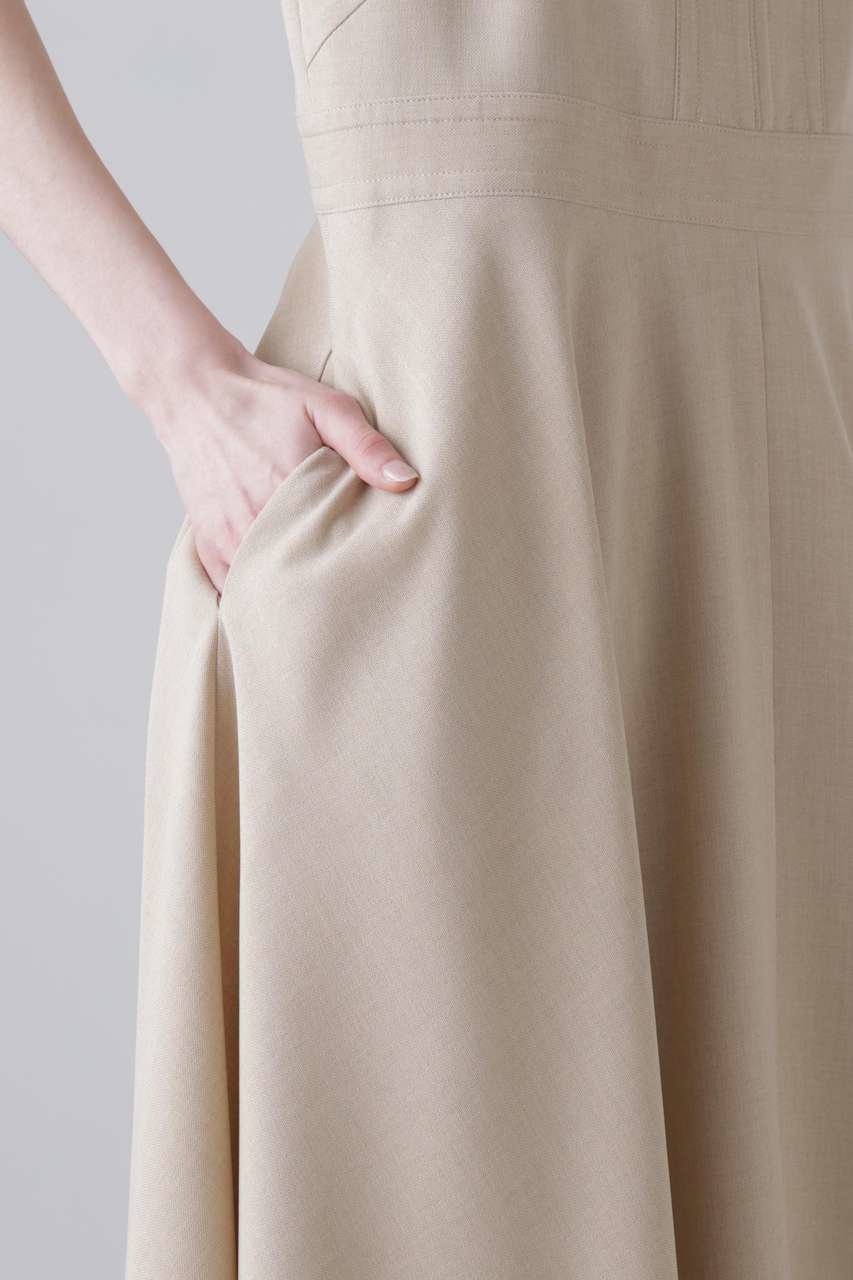 【アドーア/ADORE】のラスティックドビーワンピース 人気、トレンドファッション・服の通販 founy(ファニー) 　ファッション　Fashion　レディースファッション　Fashion for Women　ワンピース　Dresses　チュニック　Tunic Tops & Dresses　カッティング　Cutting Detail　チュニック　Tunic, Long Top　ドレス　Dress, One-Piece　フィット　Fit, Slim Fit　フレア　Flare, Flared　ラップ　Wrap, Wrap Design　ロング　Long, Long-Length　ワーク　Workwear, Utility Style　エレガント 上品　Elegant　夏　Summer　新作・新入荷　New Arrivals / New In　other-7|ID: prp329100004960070 ipo3291000000037214159