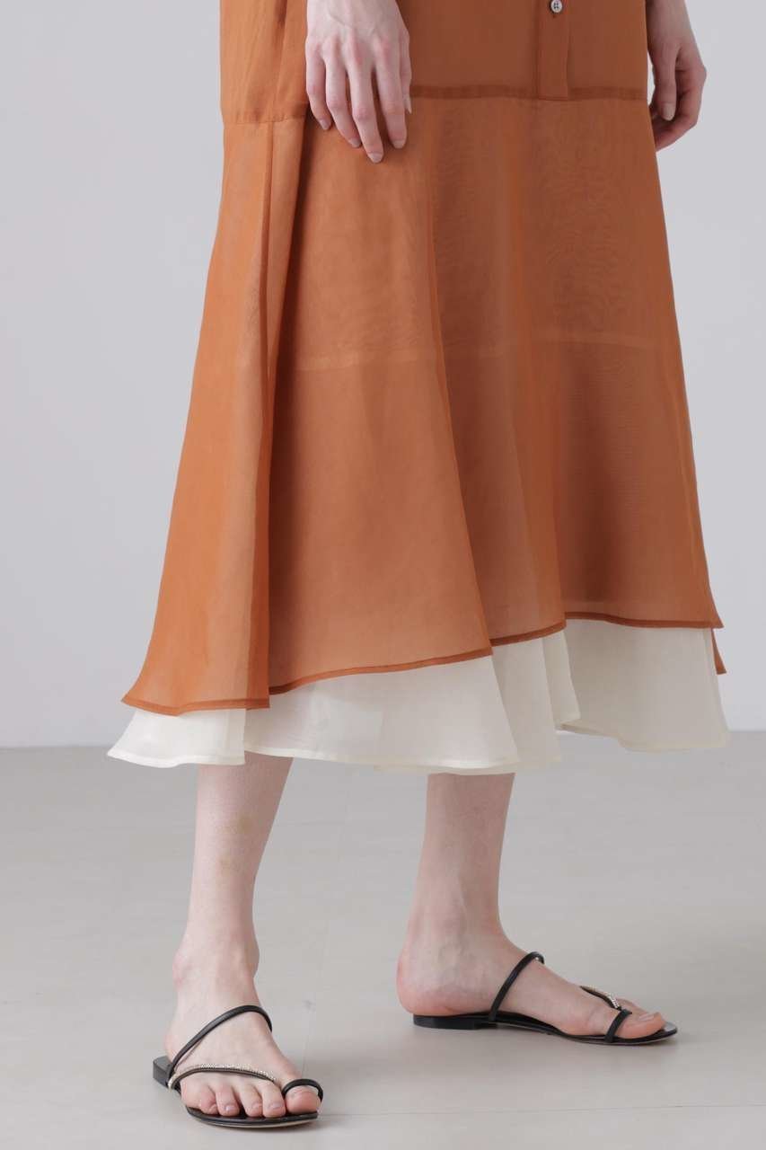 【アドーア/ADORE】のソフトオーガンジーワンピース 人気、トレンドファッション・服の通販 founy(ファニー) 　ファッション　Fashion　レディースファッション　Fashion for Women　ワンピース　Dresses　チュニック　Tunic Tops & Dresses　チュニック　Tunic, Long Top　ロング　Long, Long-Length　新作・新入荷　New Arrivals / New In　other-8|ID: prp329100004960071 ipo3291000000037214170