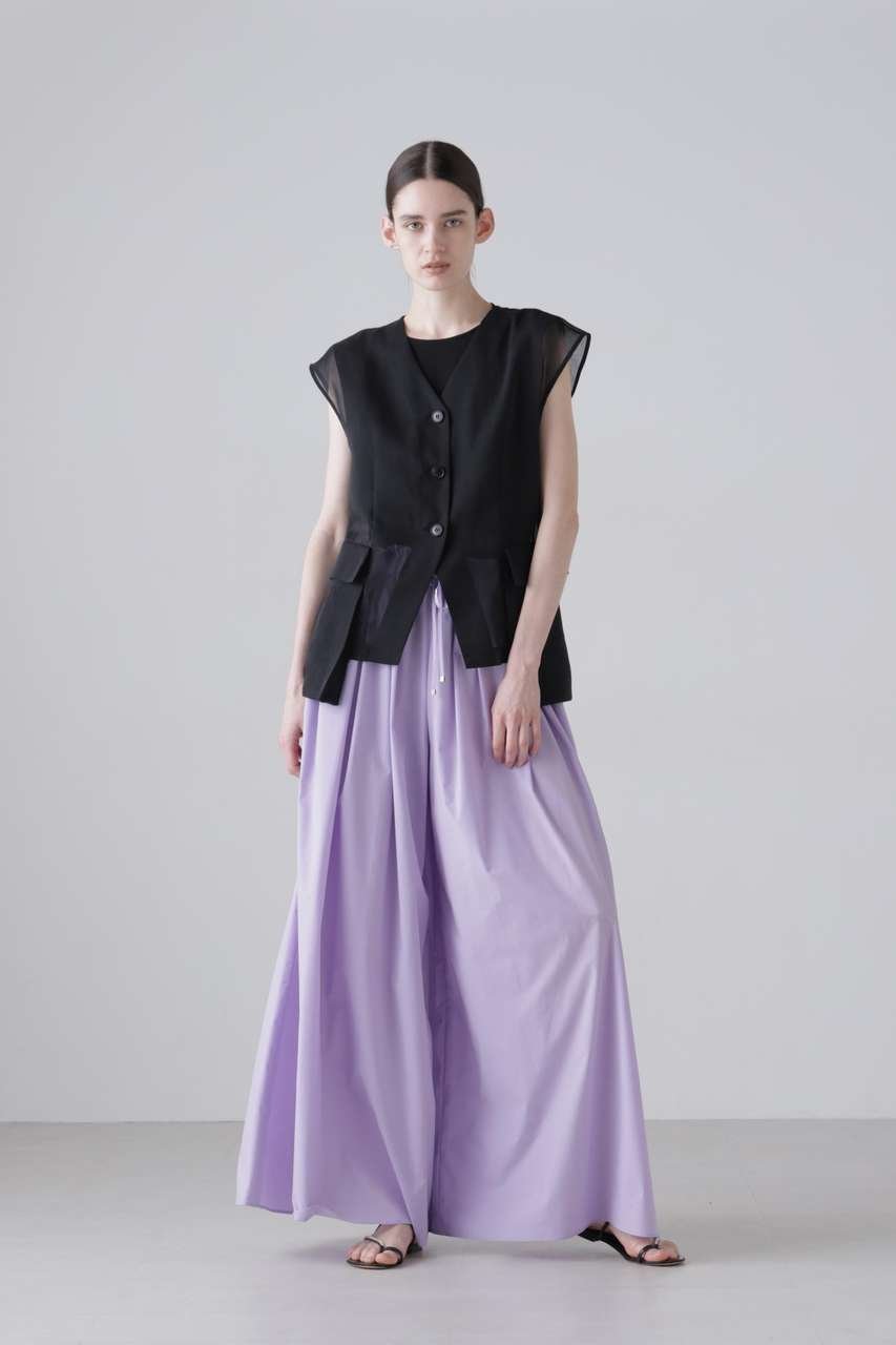 【アドーア/ADORE】のスーパーライトストレッチパンツ インテリア・キッズ・メンズ・レディースファッション・服の通販 founy(ファニー) 　ファッション　Fashion　レディースファッション　Fashion for Women　パンツ　Pants & Trousers　タフタ　Taffeta, Structured Fabric　リラックス　Relax, Relaxed Fit　ワイド　Wide, Wide Fit　新作・新入荷　New Arrivals / New In　パープル|ID: prp329100004960074 ipo3291000000037214192