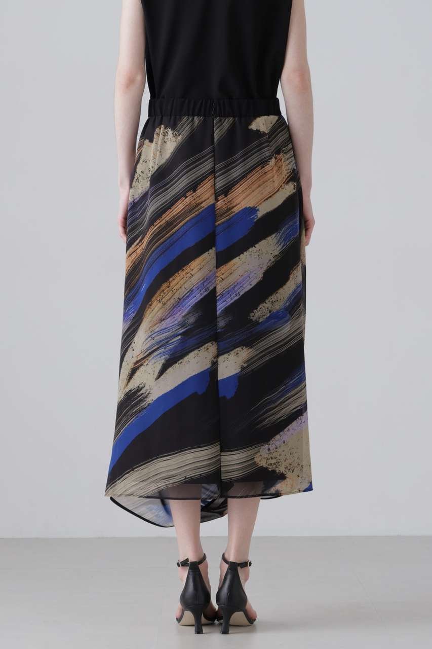 【アドーア/ADORE】のジュピタープリントスカート 人気、トレンドファッション・服の通販 founy(ファニー) 　ファッション　Fashion　レディースファッション　Fashion for Women　スカート　Skirts　ロングスカート　Long Skirts / Maxi & Midi Skirts　おすすめ　Recommended / Our Picks　シフォン　Chiffon, Lightweight Fabric　ジョーゼット　Georgette, Semi-Sheer Fabric　セットアップ　Set-Up, Coordinated Outfit　ドレープ　Drape, Draping Fabric　プリント　Print, Printed Pattern　モチーフ　Motif, Design Theme　ロング　Long, Long-Length　新作・新入荷　New Arrivals / New In　other-5|ID: prp329100004960076 ipo3291000000037214226