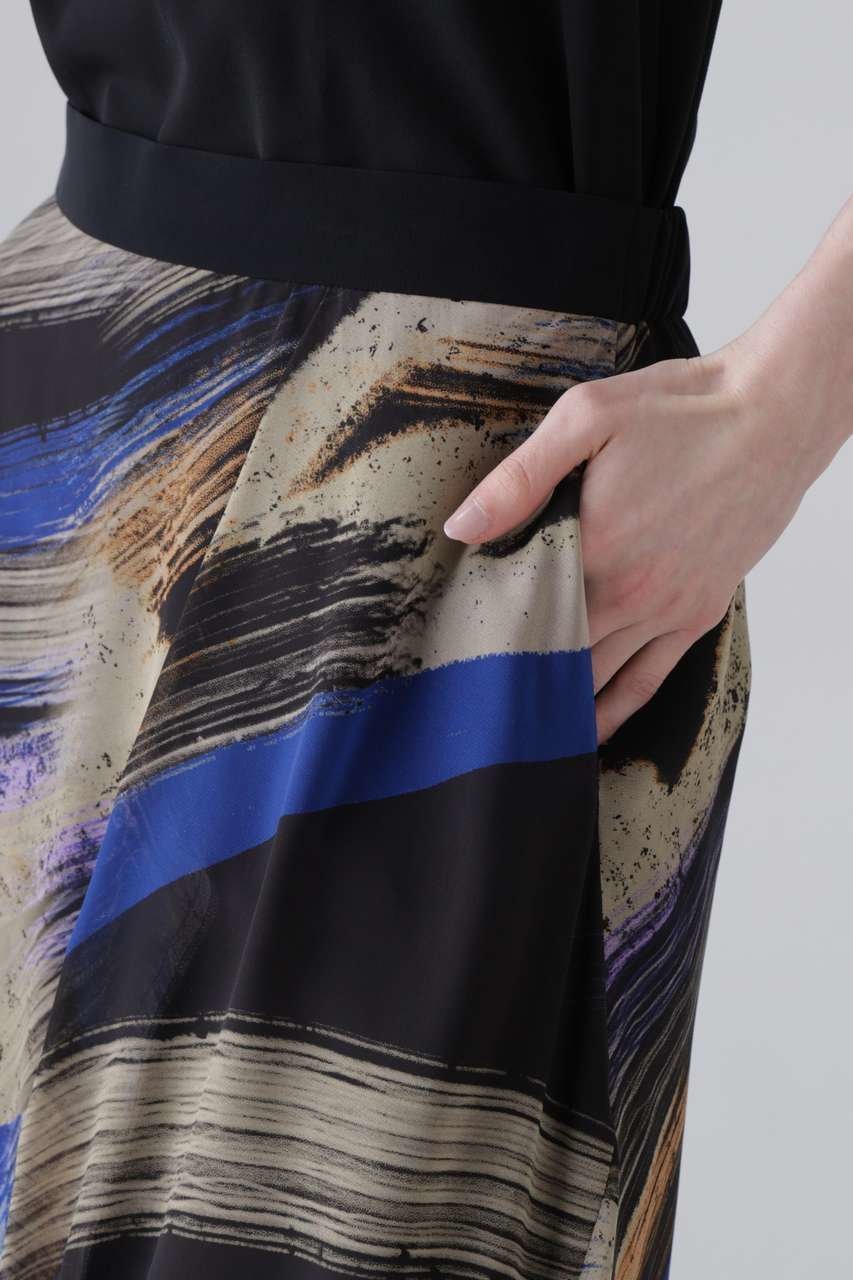 【アドーア/ADORE】のジュピタープリントスカート 人気、トレンドファッション・服の通販 founy(ファニー) 　ファッション　Fashion　レディースファッション　Fashion for Women　スカート　Skirts　ロングスカート　Long Skirts / Maxi & Midi Skirts　おすすめ　Recommended / Our Picks　シフォン　Chiffon, Lightweight Fabric　ジョーゼット　Georgette, Semi-Sheer Fabric　セットアップ　Set-Up, Coordinated Outfit　ドレープ　Drape, Draping Fabric　プリント　Print, Printed Pattern　モチーフ　Motif, Design Theme　ロング　Long, Long-Length　新作・新入荷　New Arrivals / New In　other-7|ID: prp329100004960076 ipo3291000000037214228