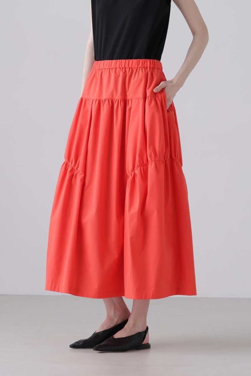 【アドーア/ADORE】のソフトストレッチスカート 人気、トレンドファッション・服の通販 founy(ファニー) 　ファッション　Fashion　レディースファッション　Fashion for Women　スカート　Skirts　ロングスカート　Long Skirts / Maxi & Midi Skirts　おすすめ　Recommended / Our Picks　ギャザー　Gathered, Ruffled　コクーン　Cocoon, Cocoon Silhouette　コンパクト　Compact, Small Size　ストレッチ　Stretch, Stretchy Fabric　セットアップ　Set-Up, Coordinated Outfit　リラックス　Relax, Relaxed Fit　ロング　Long, Long-Length　エレガント 上品　Elegant　新作・新入荷　New Arrivals / New In　other-3|ID: prp329100004960077 ipo3291000000037214234