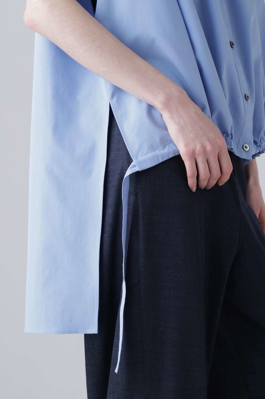 【アドーア/ADORE】のコンパクトクリスピークロスブラウス 人気、トレンドファッション・服の通販 founy(ファニー) 　ファッション　Fashion　レディースファッション　Fashion for Women　トップス・カットソー　Cut & Sew Tops　シャツ・ブラウス・オフィスカジュアル　Elegant Blouses & Button-Ups　ギャザー　Gathered, Ruffled　ショート　Short, Short Length　スリーブ　Sleeve, Long Sleeve / Short Sleeve　ポンチョ　Poncho, Cape Style　新作・新入荷　New Arrivals / New In　other-8|ID: prp329100004960079 ipo3291000000037214256