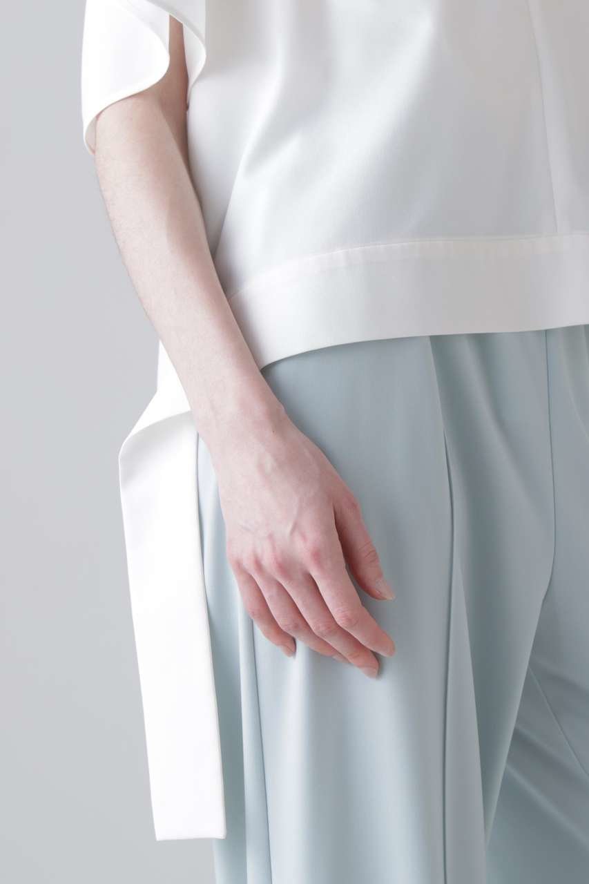 【アドーア/ADORE】のドライタッチジョーゼットブラウス 人気、トレンドファッション・服の通販 founy(ファニー) 　ファッション　Fashion　レディースファッション　Fashion for Women　トップス・カットソー　Cut & Sew Tops　シャツ・ブラウス・オフィスカジュアル　Elegant Blouses & Button-Ups　おすすめ　Recommended / Our Picks　ショート　Short, Short Length　スリーブ　Sleeve, Long Sleeve / Short Sleeve　セットアップ　Set-Up, Coordinated Outfit　ドレープ　Drape, Draping Fabric　ラッフル　Ruffle, Frill　新作・新入荷　New Arrivals / New In　other-8|ID: prp329100004960083 ipo3291000000037214292