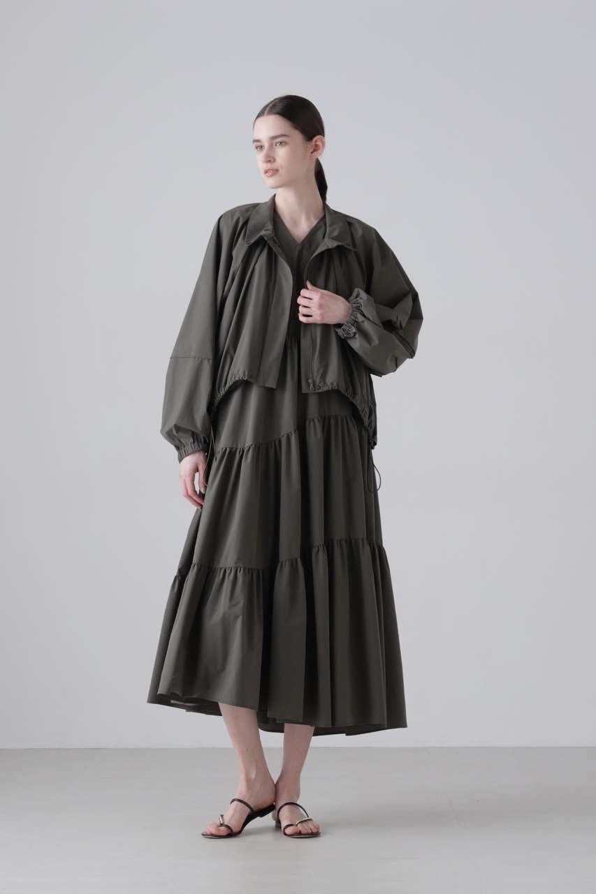 【アドーア/ADORE】のスーパーライトストレッチブラウス 人気、トレンドファッション・服の通販 founy(ファニー) 　ファッション　Fashion　レディースファッション　Fashion for Women　トップス・カットソー　Cut & Sew Tops　シャツ・ブラウス・オフィスカジュアル　Elegant Blouses & Button-Ups　おすすめ　Recommended / Our Picks　スリーブ　Sleeve, Long Sleeve / Short Sleeve　タフタ　Taffeta, Structured Fabric　ブルゾン　Blouson, Bomber Jacket　ロング　Long, Long-Length　新作・新入荷　New Arrivals / New In　other-3|ID: prp329100004960084 ipo3291000000037214296