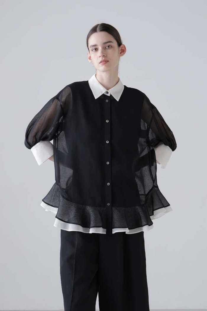 【アドーア/ADORE】のソフトオーガンジーブラウス インテリア・キッズ・メンズ・レディースファッション・服の通販 founy(ファウニー) https://founy.com/ ファッション Fashion レディースファッション Fashion for Women トップス・カットソー Cut & Sew Tops シャツ・ブラウス・オフィスカジュアル Elegant Blouses & Button-Ups おすすめ Recommended / Our Picks ショート Short, Short Length スリーブ Sleeve, Long Sleeve / Short Sleeve セットアップ Set-Up, Coordinated Outfit ペプラム Peplum, Flared Hem 新作・新入荷 New Arrivals / New In |ID: prp329100004960085 ipo3291000000037214302