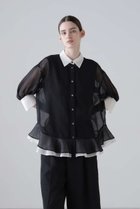 【アドーア/ADORE】のソフトオーガンジーブラウス 人気、トレンドファッション・服の通販 founy(ファニー) ファッション Fashion レディースファッション Fashion for Women トップス・カットソー Cut & Sew Tops シャツ・ブラウス・オフィスカジュアル Elegant Blouses & Button-Ups おすすめ Recommended / Our Picks ショート Short, Short Length スリーブ Sleeve, Long Sleeve / Short Sleeve セットアップ Set-Up, Coordinated Outfit ペプラム Peplum, Flared Hem 新作・新入荷 New Arrivals / New In thumbnail ブラック|ID: prp329100004960085 ipo3291000000037214303