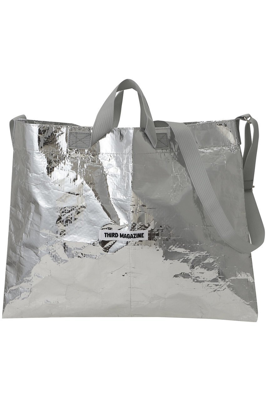 【サードマガジン/THIRD MAGAZINE】の2wayトートバッグ 人気、トレンドファッション・服の通販 founy(ファニー) 　ファッション　Fashion　レディースファッション　Fashion for Women　バッグ　Bags　シルバー　Silver, Metallic Silver　メタリック　Metallic, Shiny Finish　新作・新入荷　New Arrivals / New In　 other-1|ID: prp329100004960089 ipo3291000000037214325