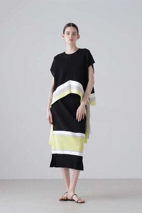 【アドーア/ADORE】 メッシュラインニットスカート人気、トレンドファッション・服の通販 founy(ファニー) ファッション Fashion レディースファッション Fashion for Women スカート Skirts ロングスカート Long Skirts / Maxi & Midi Skirts シンプル Simple, Minimal セットアップ Set-Up, Coordinated Outfit ボーダー Border, Stripe メッシュ Mesh, Net Fabric ロング Long, Long-Length 新作・新入荷 New Arrivals / New In |ID:prp329100004960092