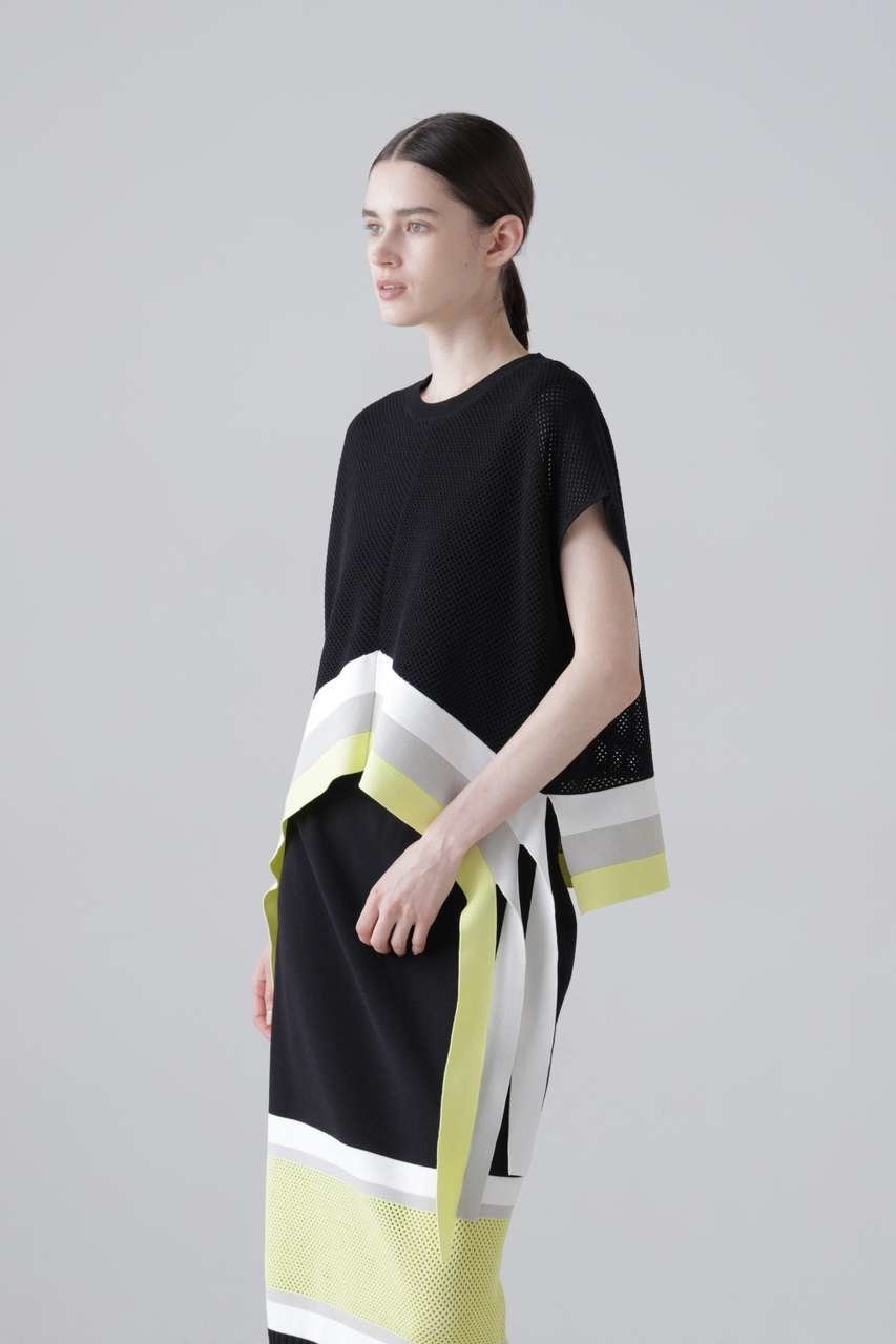 【アドーア/ADORE】のメッシュラインニット 人気、トレンドファッション・服の通販 founy(ファニー) 　ファッション　Fashion　レディースファッション　Fashion for Women　トップス・カットソー　Cut & Sew Tops　ニット　Knit Tops & Sweaters　カジュアルプルオーバー・ニットトップス　Pullovers & Knit Tops / Casual Pullovers　おすすめ　Recommended / Our Picks　セットアップ　Set-Up, Coordinated Outfit　フリンジ　Fringe, Tassel　メッシュ　Mesh, Net Fabric　新作・新入荷　New Arrivals / New In　 other-1|ID: prp329100004960093 ipo3291000000037214355