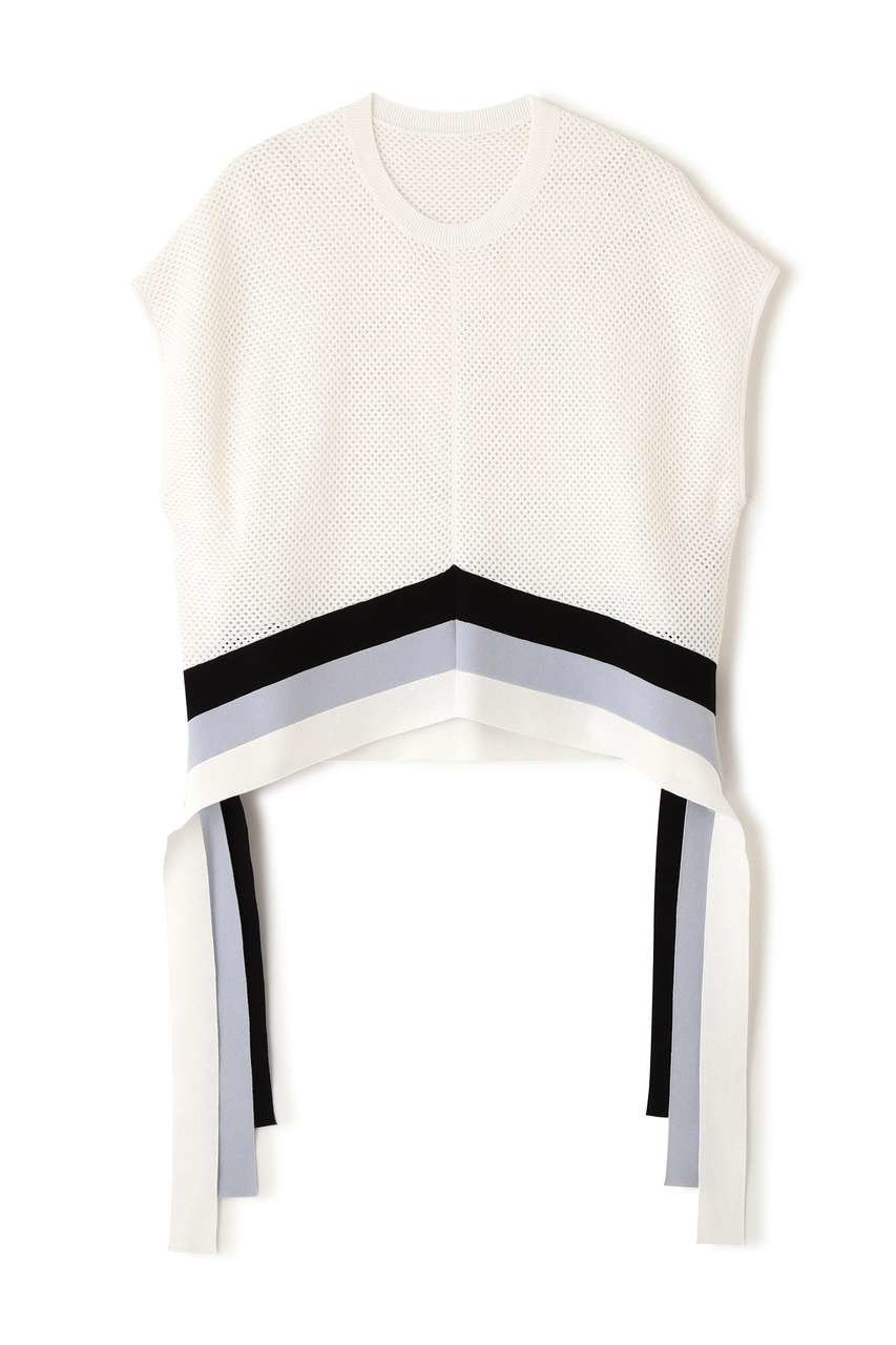 【アドーア/ADORE】のメッシュラインニット 人気、トレンドファッション・服の通販 founy(ファニー) 　ファッション　Fashion　レディースファッション　Fashion for Women　トップス・カットソー　Cut & Sew Tops　ニット　Knit Tops & Sweaters　カジュアルプルオーバー・ニットトップス　Pullovers & Knit Tops / Casual Pullovers　おすすめ　Recommended / Our Picks　セットアップ　Set-Up, Coordinated Outfit　フリンジ　Fringe, Tassel　メッシュ　Mesh, Net Fabric　新作・新入荷　New Arrivals / New In　other-3|ID: prp329100004960093 ipo3291000000037214359