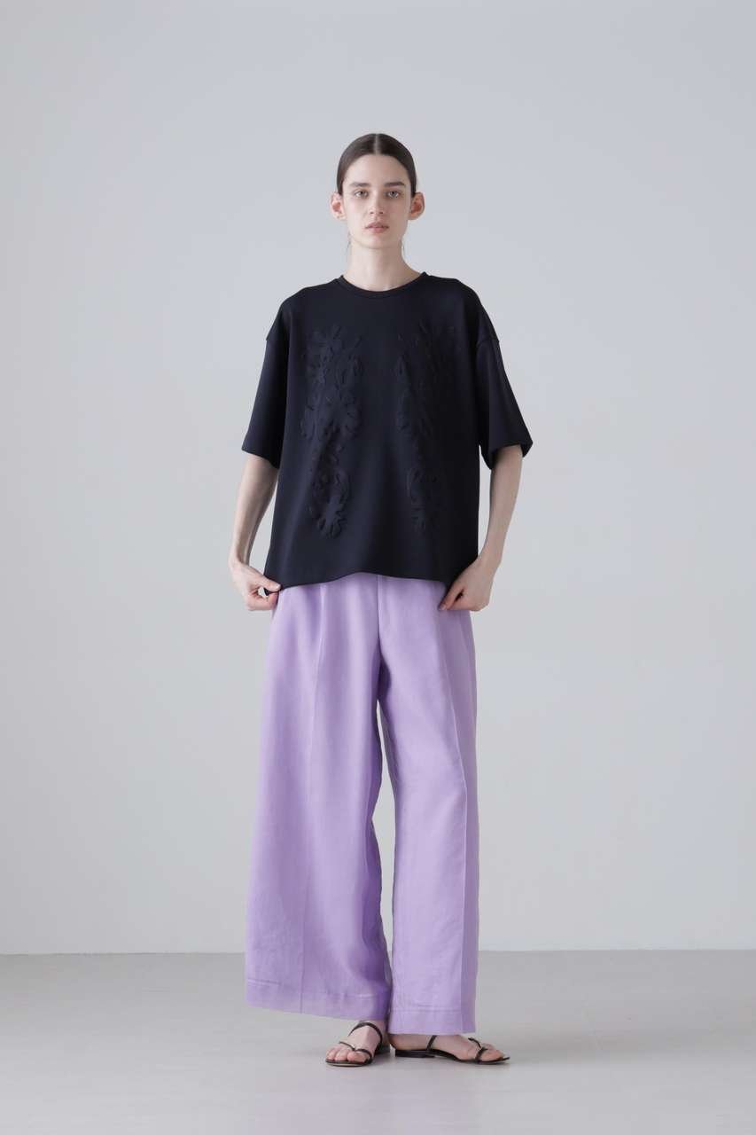 【アドーア/ADORE】のエンボスジャージー 人気、トレンドファッション・服の通販 founy(ファニー) 　ファッション　Fashion　レディースファッション　Fashion for Women　トップス・カットソー　Cut & Sew Tops　シャツ・ブラウス・オフィスカジュアル　Elegant Blouses & Button-Ups　ロングTシャツ・Tシャツ　Longline T-Shirts & Tees　カットソー・ベーシックTシャツ　Cut-and-Sewn Tops / Stretch Tees & Basics　ショート　Short, Short Length　シンプル　Simple, Minimal　スリーブ　Sleeve, Long Sleeve / Short Sleeve　フロント　Front, Front Design　ボトム　Bottoms, Lower Wear　モチーフ　Motif, Design Theme　新作・新入荷　New Arrivals / New In　other-2|ID: prp329100004960097 ipo3291000000037214392