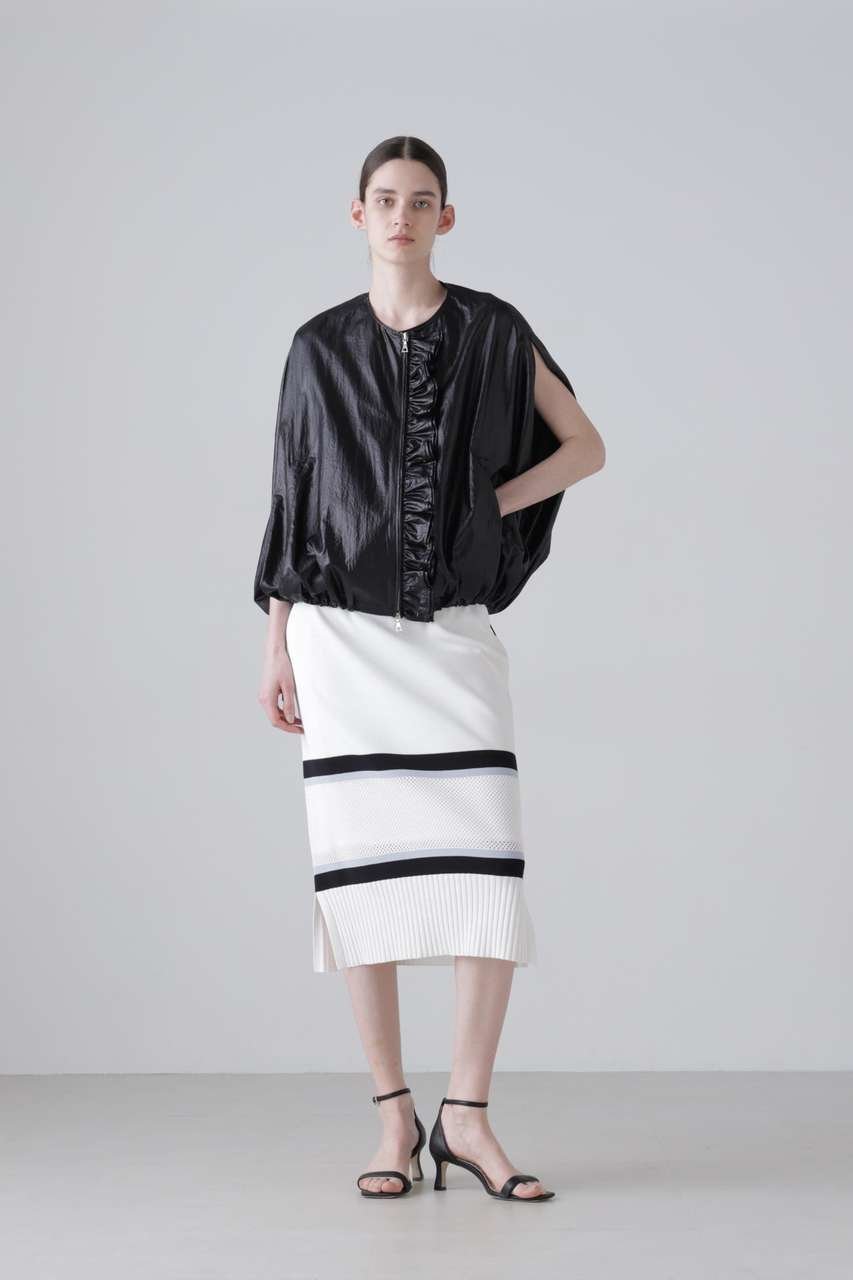 【アドーア/ADORE】のコーティングナイロン 人気、トレンドファッション・服の通販 founy(ファニー) 　ファッション　Fashion　レディースファッション　Fashion for Women　アウター　Coat / Outerwear Collection　レディースジャケット・軽アウター　Jackets　コーティング　Coating, Coated Finish　ジップ　Zip, Zipper　ジャケット　Jacket, Outerwear　フリル　Frill, Ruffle　フロント　Front, Front Design　ブルゾン　Blouson, Bomber Jacket　新作・新入荷　New Arrivals / New In　other-3|ID: prp329100004960100 ipo3291000000037214415