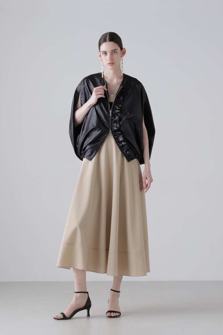 【アドーア/ADORE】のコーティングナイロン 人気、トレンドファッション・服の通販 founy(ファニー) 　ファッション　Fashion　レディースファッション　Fashion for Women　アウター　Coat / Outerwear Collection　レディースジャケット・軽アウター　Jackets　コーティング　Coating, Coated Finish　ジップ　Zip, Zipper　ジャケット　Jacket, Outerwear　フリル　Frill, Ruffle　フロント　Front, Front Design　ブルゾン　Blouson, Bomber Jacket　新作・新入荷　New Arrivals / New In　other-4|ID: prp329100004960100 ipo3291000000037214416