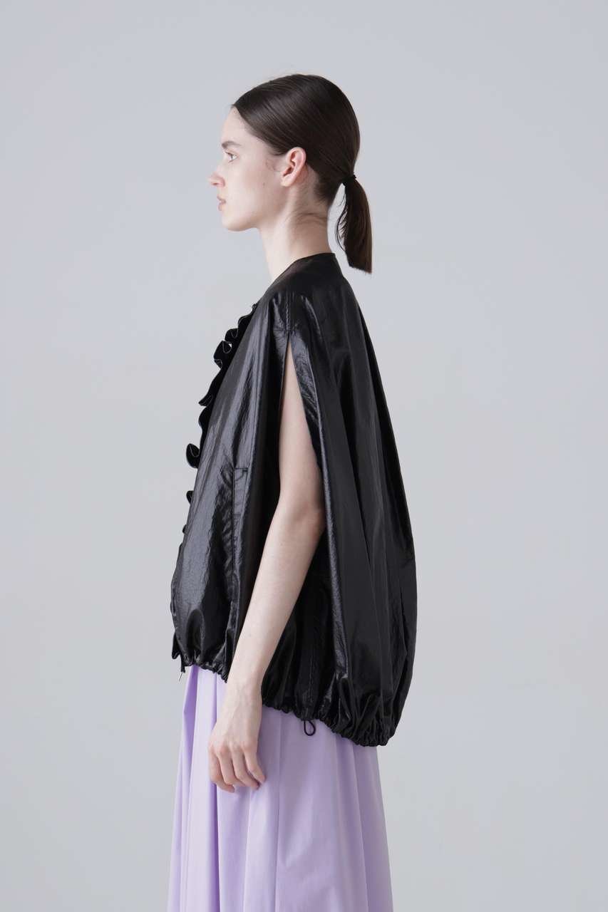 【アドーア/ADORE】のコーティングナイロン 人気、トレンドファッション・服の通販 founy(ファニー) 　ファッション　Fashion　レディースファッション　Fashion for Women　アウター　Coat / Outerwear Collection　レディースジャケット・軽アウター　Jackets　コーティング　Coating, Coated Finish　ジップ　Zip, Zipper　ジャケット　Jacket, Outerwear　フリル　Frill, Ruffle　フロント　Front, Front Design　ブルゾン　Blouson, Bomber Jacket　新作・新入荷　New Arrivals / New In　other-6|ID: prp329100004960100 ipo3291000000037214418