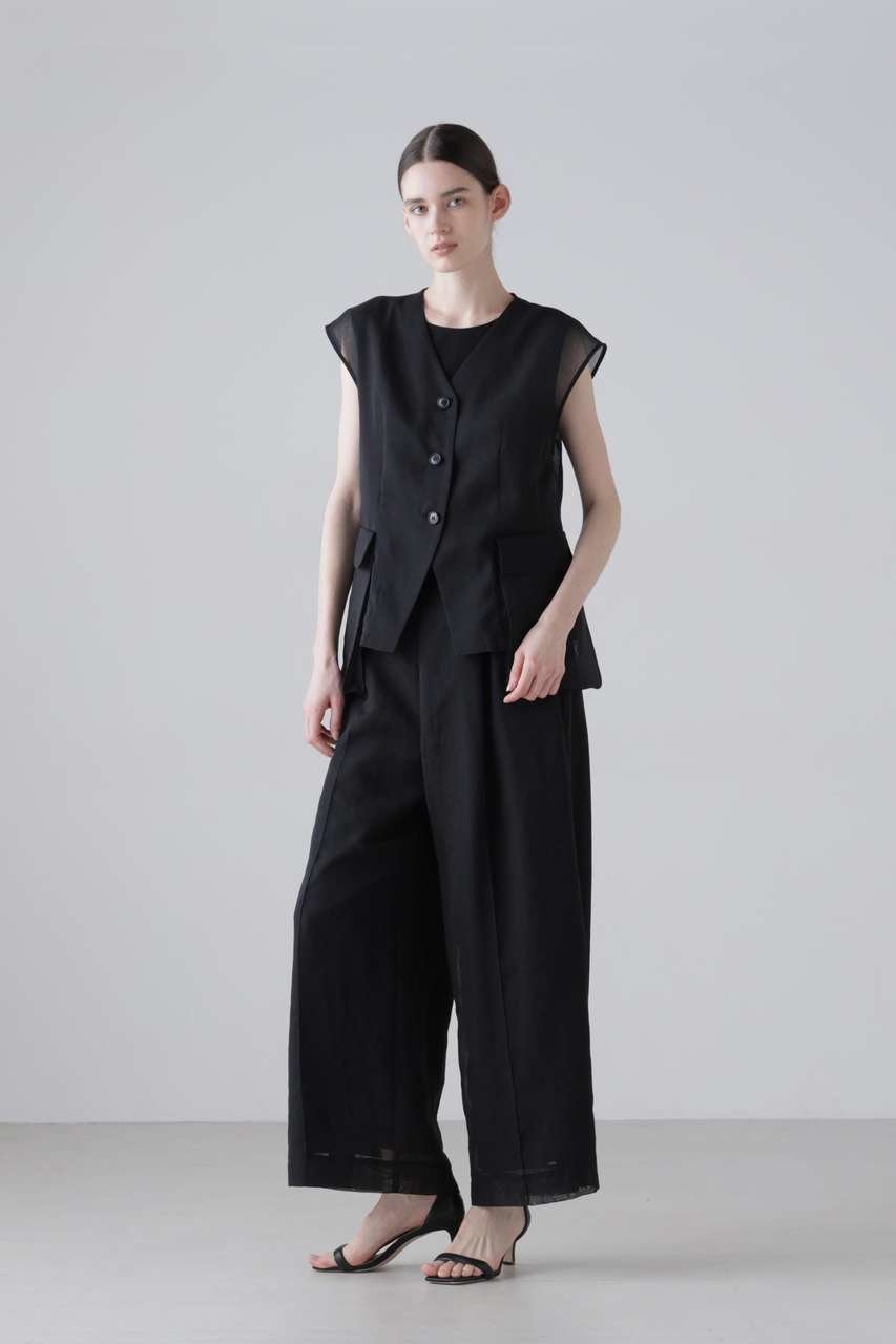 【アドーア/ADORE】のソフトオーガンジージレ 人気、トレンドファッション・服の通販 founy(ファニー) 　ファッション　Fashion　レディースファッション　Fashion for Women　アウター　Coat / Outerwear Collection　レディースジャケット・軽アウター　Jackets　ジャケット　Jacket, Outerwear　ポケット　Pocket, Pocket Detail　新作・新入荷　New Arrivals / New In　other-2|ID: prp329100004960101 ipo3291000000037214423