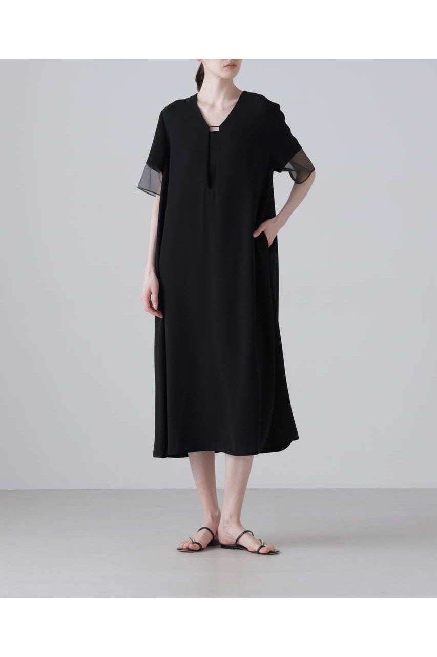 【アドーア/ADORE】のドライタッチジョーゼットワンピース 人気、トレンドファッション・服の通販 founy(ファニー) 　ファッション　Fashion　レディースファッション　Fashion for Women　ワンピース　Dresses　チュニック　Tunic Tops & Dresses　チュニック　Tunic, Long Top　ドレス　Dress, One-Piece　ドレープ　Drape, Draping Fabric　ロング　Long, Long-Length　エレガント 上品　Elegant　新作・新入荷　New Arrivals / New In　 other-1|ID: prp329100004960102 ipo3291000000037214430