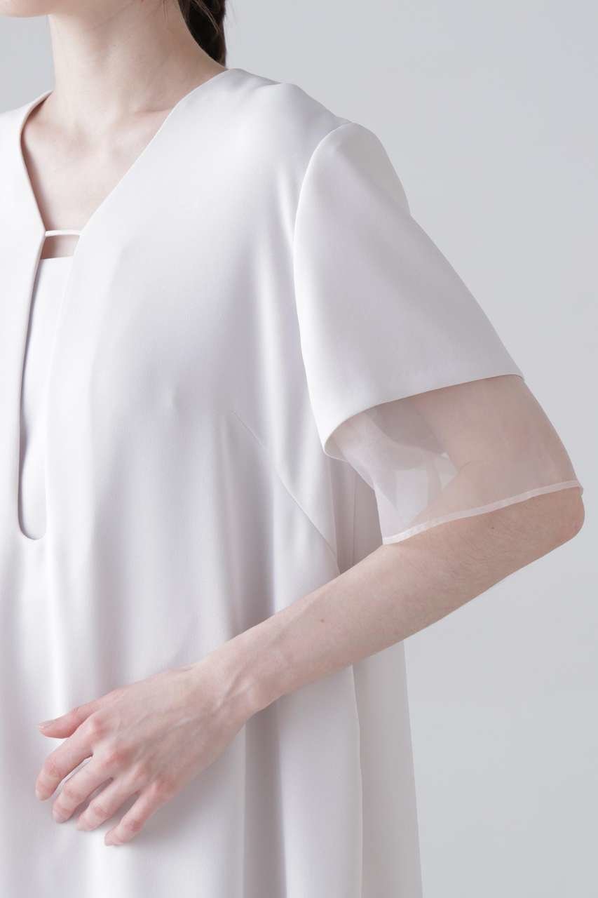 【アドーア/ADORE】のドライタッチジョーゼットワンピース 人気、トレンドファッション・服の通販 founy(ファニー) 　ファッション　Fashion　レディースファッション　Fashion for Women　ワンピース　Dresses　チュニック　Tunic Tops & Dresses　チュニック　Tunic, Long Top　ドレス　Dress, One-Piece　ドレープ　Drape, Draping Fabric　ロング　Long, Long-Length　エレガント 上品　Elegant　新作・新入荷　New Arrivals / New In　other-6|ID: prp329100004960102 ipo3291000000037214437