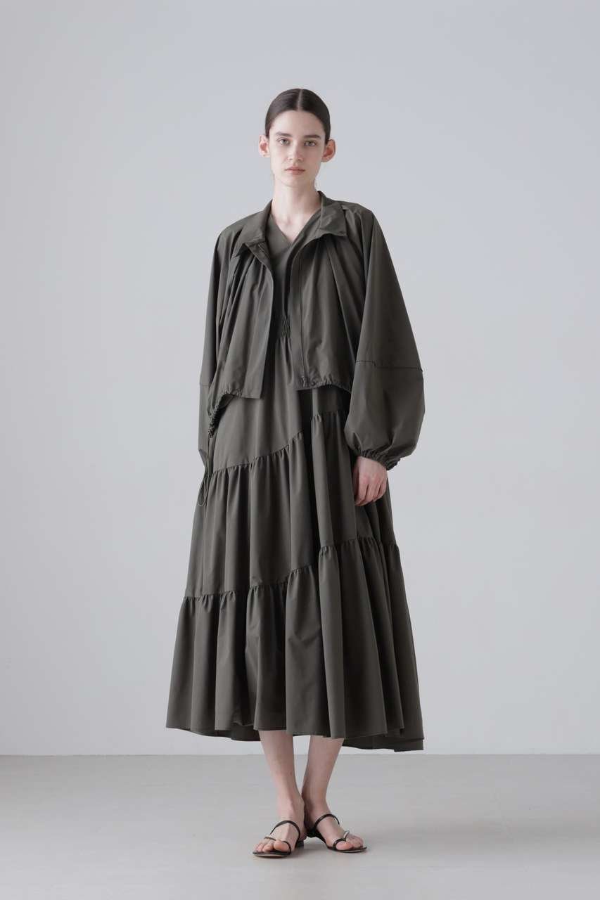 【アドーア/ADORE】のスーパーライトストレッチワンピース 人気、トレンドファッション・服の通販 founy(ファニー) 　ファッション　Fashion　レディースファッション　Fashion for Women　ワンピース　Dresses　チュニック　Tunic Tops & Dresses　ギャザー　Gathered, Ruffled　タフタ　Taffeta, Structured Fabric　チュニック　Tunic, Long Top　ロング　Long, Long-Length　夏　Summer　新作・新入荷　New Arrivals / New In　other-2|ID: prp329100004960103 ipo3291000000037214443