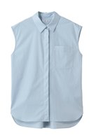 【マイ ウィークネス/MY WEAKNESS】のSigrid Sleeveless Shirt 人気、トレンドファッション・服の通販 founy(ファニー) ファッション Fashion レディースファッション Fashion for Women トップス・カットソー Cut & Sew Tops キャミソール&ノースリーブ Camisoles & Sleeveless Tops シャツ・ブラウス・オフィスカジュアル Elegant Blouses & Button-Ups ロングTシャツ・Tシャツ Longline T-Shirts & Tees カットソー・ベーシックTシャツ Cut-and-Sewn Tops / Stretch Tees & Basics キャミソール Camisole, Spaghetti Strap Top コンパクト Compact, Small Size シンプル Simple, Minimal ジャケット Jacket, Outerwear タンク Tank Top, Sleeveless Top ノースリーブ Sleeveless, No-Sleeve エレガント 上品 Elegant 新作・新入荷 New Arrivals / New In |ID:prp329100004960105
