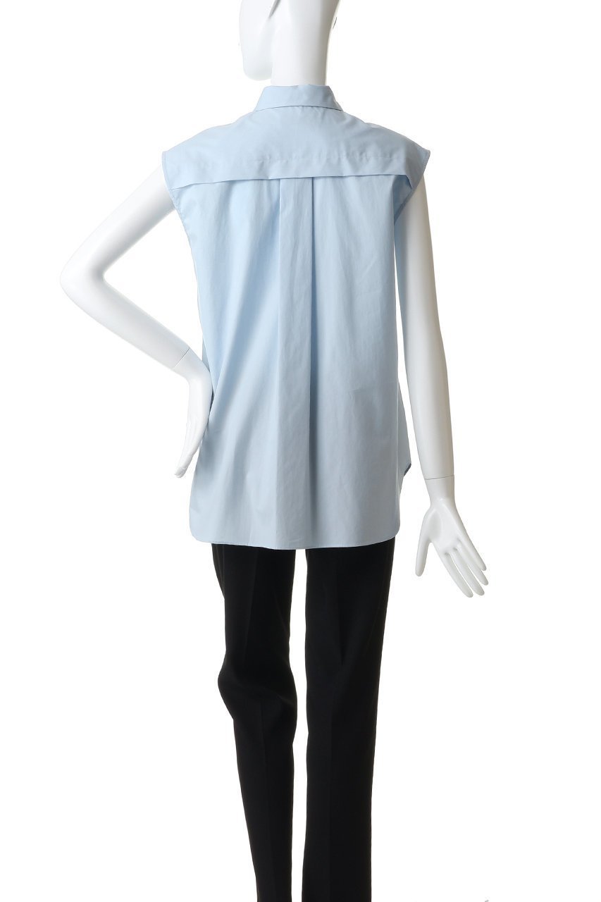 【マイ ウィークネス/MY WEAKNESS】のSigrid Sleeveless Shirt 人気、トレンドファッション・服の通販 founy(ファニー) 　ファッション　Fashion　レディースファッション　Fashion for Women　トップス・カットソー　Cut & Sew Tops　キャミソール&ノースリーブ　Camisoles & Sleeveless Tops　シャツ・ブラウス・オフィスカジュアル　Elegant Blouses & Button-Ups　ロングTシャツ・Tシャツ　Longline T-Shirts & Tees　カットソー・ベーシックTシャツ　Cut-and-Sewn Tops / Stretch Tees & Basics　キャミソール　Camisole, Spaghetti Strap Top　コンパクト　Compact, Small Size　シンプル　Simple, Minimal　ジャケット　Jacket, Outerwear　タンク　Tank Top, Sleeveless Top　ノースリーブ　Sleeveless, No-Sleeve　エレガント 上品　Elegant　新作・新入荷　New Arrivals / New In　other-4|ID: prp329100004960105 ipo3291000000037214463