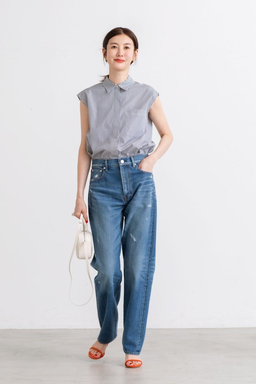 【マイ ウィークネス/MY WEAKNESS】のSigrid Sleeveless Shirt 人気、トレンドファッション・服の通販 founy(ファニー) 　ファッション　Fashion　レディースファッション　Fashion for Women　トップス・カットソー　Cut & Sew Tops　キャミソール&ノースリーブ　Camisoles & Sleeveless Tops　シャツ・ブラウス・オフィスカジュアル　Elegant Blouses & Button-Ups　ロングTシャツ・Tシャツ　Longline T-Shirts & Tees　カットソー・ベーシックTシャツ　Cut-and-Sewn Tops / Stretch Tees & Basics　キャミソール　Camisole, Spaghetti Strap Top　コンパクト　Compact, Small Size　シンプル　Simple, Minimal　ジャケット　Jacket, Outerwear　タンク　Tank Top, Sleeveless Top　ノースリーブ　Sleeveless, No-Sleeve　エレガント 上品　Elegant　新作・新入荷　New Arrivals / New In　other-6|ID: prp329100004960105 ipo3291000000037214465