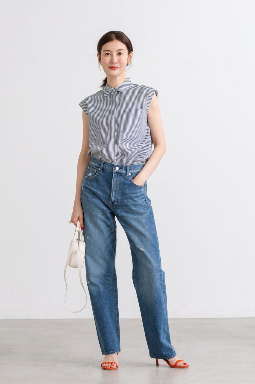 【マイ ウィークネス/MY WEAKNESS】のSigrid Sleeveless Shirt 人気、トレンドファッション・服の通販 founy(ファニー) 　ファッション　Fashion　レディースファッション　Fashion for Women　トップス・カットソー　Cut & Sew Tops　キャミソール&ノースリーブ　Camisoles & Sleeveless Tops　シャツ・ブラウス・オフィスカジュアル　Elegant Blouses & Button-Ups　ロングTシャツ・Tシャツ　Longline T-Shirts & Tees　カットソー・ベーシックTシャツ　Cut-and-Sewn Tops / Stretch Tees & Basics　キャミソール　Camisole, Spaghetti Strap Top　コンパクト　Compact, Small Size　シンプル　Simple, Minimal　ジャケット　Jacket, Outerwear　タンク　Tank Top, Sleeveless Top　ノースリーブ　Sleeveless, No-Sleeve　エレガント 上品　Elegant　新作・新入荷　New Arrivals / New In　other-8|ID: prp329100004960105 ipo3291000000037214467
