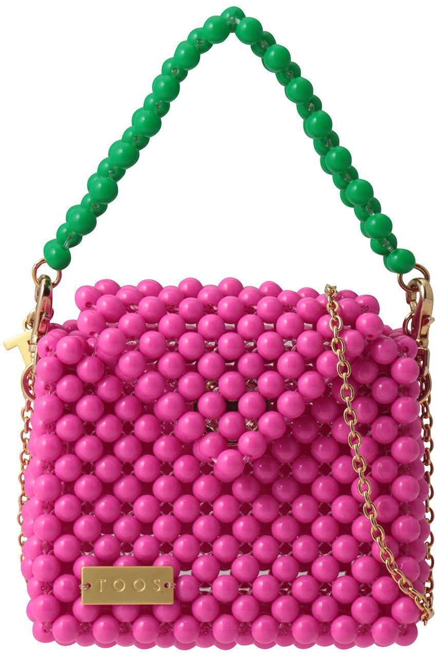 【トオス/TOOS】の3wayミニチェーンバッグ インテリア・キッズ・メンズ・レディースファッション・服の通販 founy(ファニー) 　ファッション　Fashion　レディースファッション　Fashion for Women　バッグ　Bags　ショルダー　Shoulder, Shoulder Strap　ハンド　Hand, Handmade　フォルム　Silhouette, Form　新作・新入荷　New Arrivals / New In　ヴィヴィッドピンク|ID: prp329100004960127 ipo3291000000037214617