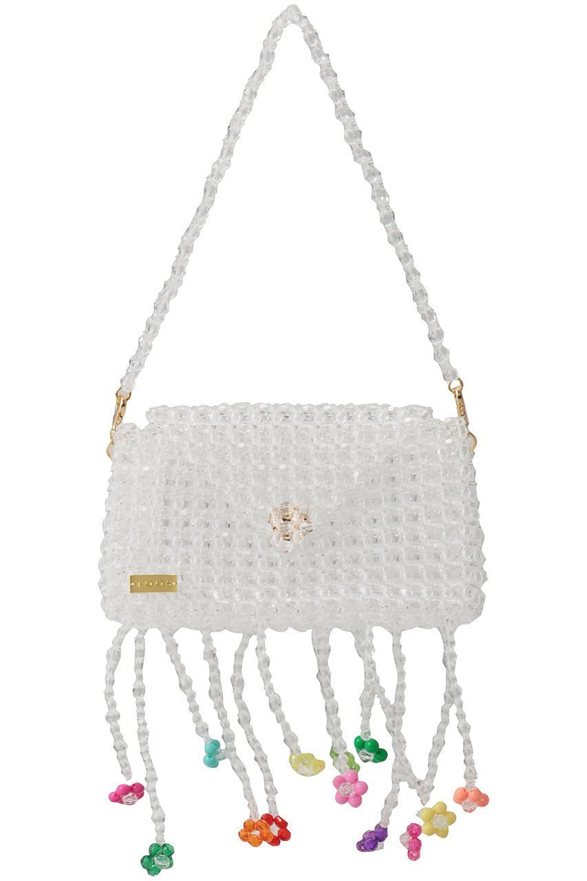 【トオス/TOOS】のフラワーハンドバッグ インテリア・キッズ・メンズ・レディースファッション・服の通販 founy(ファニー) 　ファッション　Fashion　レディースファッション　Fashion for Women　バッグ　Bags　カラフル　Colorful Design　パーティ　Party, Party Style　フラワー　Flower, Floral　モチーフ　Motif, Design Theme　新作・新入荷　New Arrivals / New In　フラワークリア|ID: prp329100004960128 ipo3291000000037214628