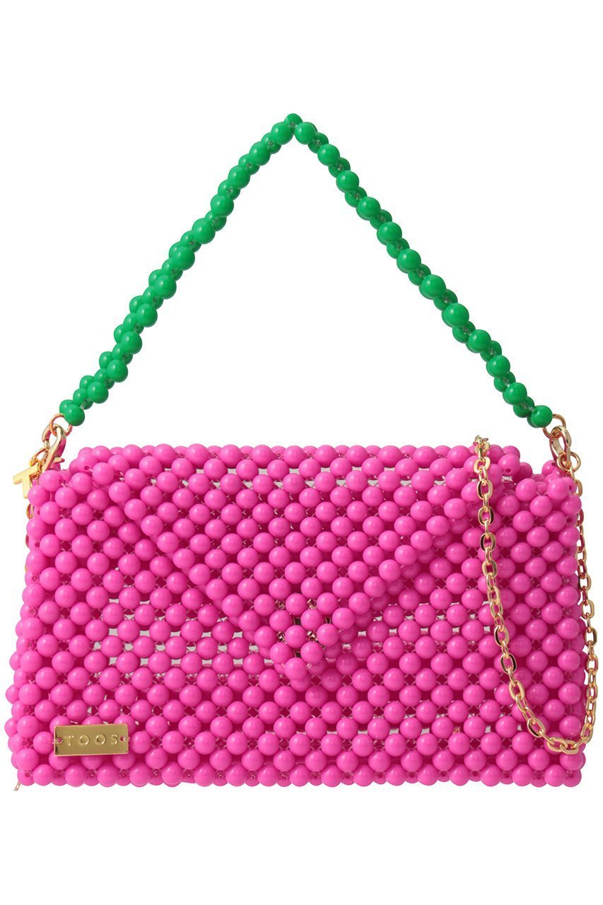 【トオス/TOOS】の3wayビッグチェーンバッグ インテリア・キッズ・メンズ・レディースファッション・服の通販 founy(ファニー) 　ファッション　Fashion　レディースファッション　Fashion for Women　バッグ　Bags　カラフル　Colorful Design　チェーン　Chain, Chain Strap　ハンド　Hand, Handmade　フォルム　Silhouette, Form　新作・新入荷　New Arrivals / New In　ヴィヴィッドピンク|ID: prp329100004960129 ipo3291000000037214637