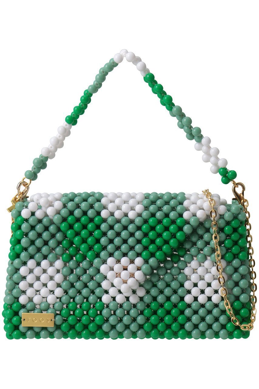 【トオス/TOOS】の3wayビッグチェーンバッグ インテリア・キッズ・メンズ・レディースファッション・服の通販 founy(ファニー) 　ファッション　Fashion　レディースファッション　Fashion for Women　バッグ　Bags　カラフル　Colorful Design　チェーン　Chain, Chain Strap　ハンド　Hand, Handmade　フォルム　Silhouette, Form　新作・新入荷　New Arrivals / New In　グリーンチェック|ID: prp329100004960129 ipo3291000000037214640