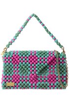 【トオス/TOOS】の3wayビッグチェーンバッグ ピンクグリーンブルー|ID: prp329100004960129 ipo3291000000037214641