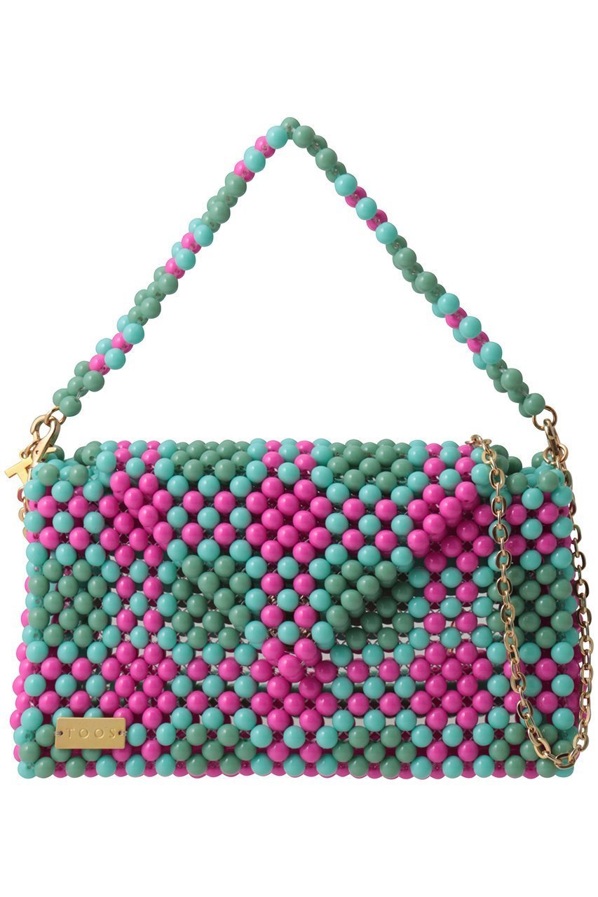 【トオス/TOOS】の3wayビッグチェーンバッグ インテリア・キッズ・メンズ・レディースファッション・服の通販 founy(ファニー) 　ファッション　Fashion　レディースファッション　Fashion for Women　バッグ　Bags　カラフル　Colorful Design　チェーン　Chain, Chain Strap　ハンド　Hand, Handmade　フォルム　Silhouette, Form　新作・新入荷　New Arrivals / New In　ピンクグリーンブルー|ID: prp329100004960129 ipo3291000000037214641