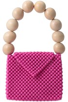 【トオス/TOOS】のウッドボールハンドバッグ ヴィヴィッドピンク|ID: prp329100004960133 ipo3291000000037214671