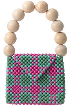 【トオス/TOOS】のウッドボールハンドバッグ ピンクグリーンブルー|ID: prp329100004960133 ipo3291000000037214673