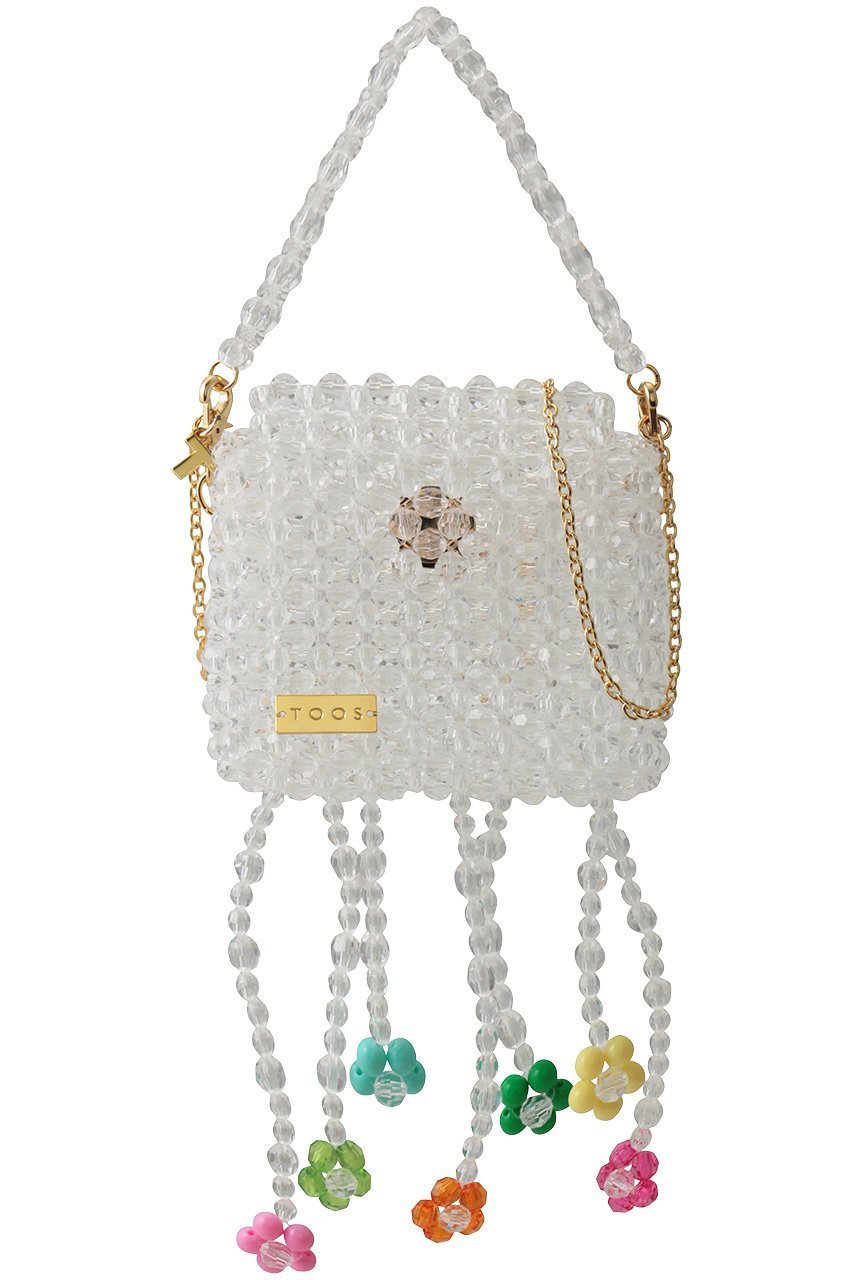 【トオス/TOOS】の3wayミニチェーンバッグ(flower) インテリア・キッズ・メンズ・レディースファッション・服の通販 founy(ファニー) 　ファッション　Fashion　レディースファッション　Fashion for Women　ショルダー　Shoulder, Shoulder Strap　フラワー　Flower, Floral　モチーフ　Motif, Design Theme　新作・新入荷　New Arrivals / New In　フラワークリア|ID: prp329100004960145 ipo3291000000037214781