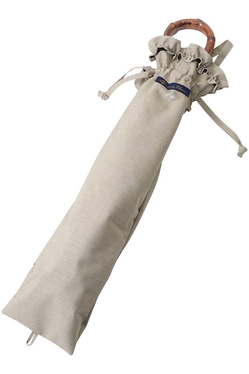 【その他のブランド/Other】の【日傘】フリル 2段折りたたみ 曲がり手元(手元竹/傘袋付) 【50cm】 人気、トレンドファッション・服の通販 founy(ファニー) 　ファッション　Fashion　レディースファッション　Fashion for Women　レイングッズ・傘・晴雨兼用傘　Umbrellas & Rain Gear　エレガント 上品　Elegant　オケージョン　Occasion Wear　コンパクト　Compact, Small Size　ハンカチ　Handkerchief, Hanky　フィット　Fit, Slim Fit　フリル　Frill, Ruffle　傘　Umbrella, Parasol　夏　Summer　帽子　Hat, Headwear　新作・新入荷　New Arrivals / New In　旅行　Travel　日傘　Parasol, UV Umbrella　時計　Watch, Wristwatch　other-8|ID: prp329100004960147 ipo3291000000037214804