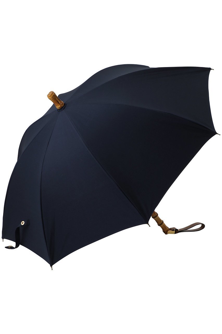 【その他のブランド/Other】のバンブー×レザーストラップ長傘(晴雨兼用) インテリア・キッズ・メンズ・レディースファッション・服の通販 founy(ファニー) 　ファッション　Fashion　レディースファッション　Fashion for Women　レイングッズ・傘・晴雨兼用傘　Umbrellas & Rain Gear　エレガント 上品　Elegant　クラシック　Classic, Timeless Style　シンプル　Simple, Minimal　ハンカチ　Handkerchief, Hanky　傘　Umbrella, Parasol　夏　Summer　新作・新入荷　New Arrivals / New In　時計　Watch, Wristwatch　ネイビーレイク|ID: prp329100004960150 ipo3291000000037214831