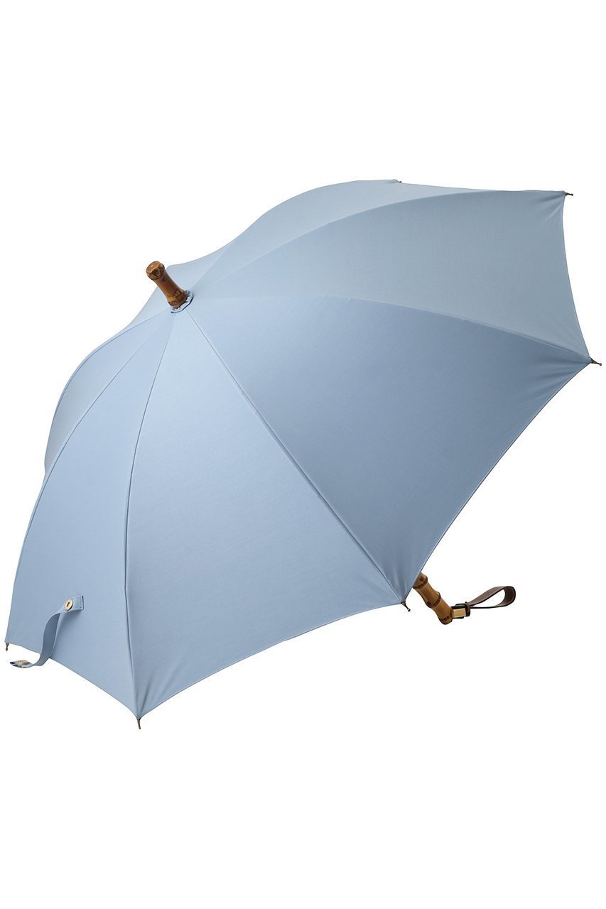 【その他のブランド/Other】のバンブー×レザーストラップ長傘(晴雨兼用) インテリア・キッズ・メンズ・レディースファッション・服の通販 founy(ファニー) 　ファッション　Fashion　レディースファッション　Fashion for Women　レイングッズ・傘・晴雨兼用傘　Umbrellas & Rain Gear　エレガント 上品　Elegant　クラシック　Classic, Timeless Style　シンプル　Simple, Minimal　ハンカチ　Handkerchief, Hanky　傘　Umbrella, Parasol　夏　Summer　新作・新入荷　New Arrivals / New In　時計　Watch, Wristwatch　パウダーブルー|ID: prp329100004960150 ipo3291000000037214836