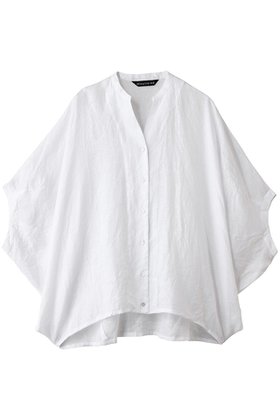【ミズイロ インド/mizuiro ind】のlinen stand collar cocoon shirt シャツ 人気、トレンドファッション・服の通販 founy(ファニー) ファッション Fashion レディースファッション Fashion for Women トップス・カットソー Cut & Sew Tops シャツ・ブラウス・オフィスカジュアル Elegant Blouses & Button-Ups サマー Summer, Summer Style シアー Sheer, See-Through ショート Short, Short Length スタンド Stand Collar, Upright Stand スリーブ Sleeve, Long Sleeve / Short Sleeve リネン Linen, Linen Fabric 新作・新入荷 New Arrivals / New In |ID:prp329100004960166
